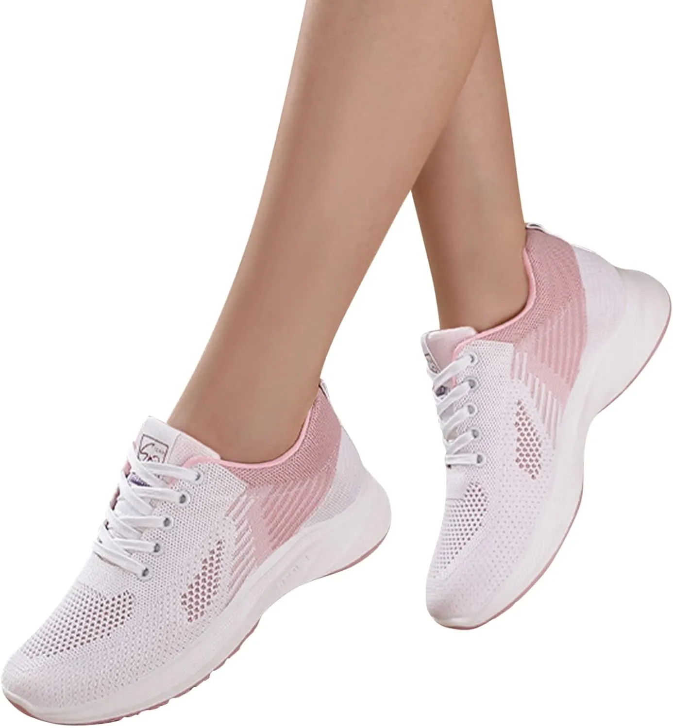 Womens Sneakers Air Cushion Running Shoes Lightweight Tennis Walking Shoes Mesh Breathable Gym Work Comfortable Athletic Sneakers
