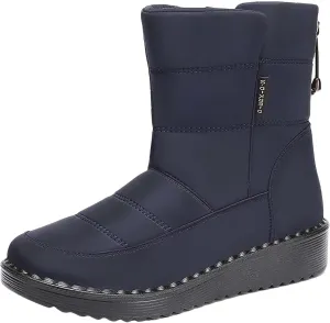 Women's Snow Boots Size 9 Women Snow Boots Size 10.5 Botas Para Mujer De Invierno Fuzzy Boots Y2K Womens Winter Duck Boots Waterproof Deals Cheap