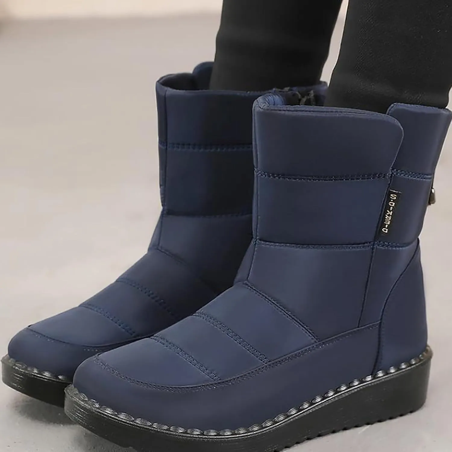 Women's Snow Boots Size 9 Women Snow Boots Size 10.5 Botas Para Mujer De Invierno Fuzzy Boots Y2K Womens Winter Duck Boots Waterproof Deals Cheap