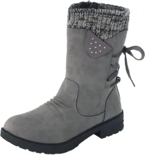 Women's Snow Boots Waterproof Size 12 Womens Tall Snow Boots Waterproof Wide Calf Winter Boots for Women Plus Size Outdoor Boots Women Slip on Tall Winter Boots for Women Fashion