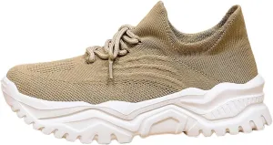 Womens Walking Shoes Sock Sneakers Comfortable Slip On Platform Running Sneaker Casual Mesh Lightweight Fashion Non Slip Tennis Athletic Shoe