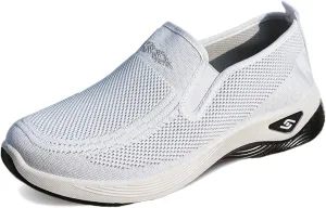 Women's Woven Orthopedic Breathable Soft Shoes Free Slip on Walking Shoes Casual Breathable Comfortable Sneaker Diabetic Foam Shoe Tennis Casual Non Slip Workout Sneakers